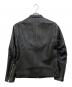 BEAUTY&YOUTH (ビューティーアンドユース) 羊革 シングルライダースジャケット ブラック サイズ:サイズ表記無し：8000円