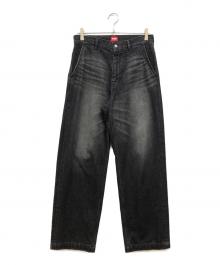 order（オーダー）の古着「loose denim pants」｜ブラック