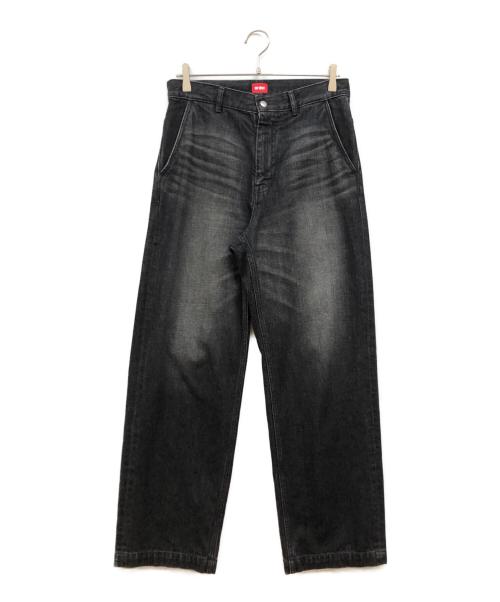 order（オーダー）order (オーダー) loose denim pants ブラック サイズ:Mの古着・服飾アイテム