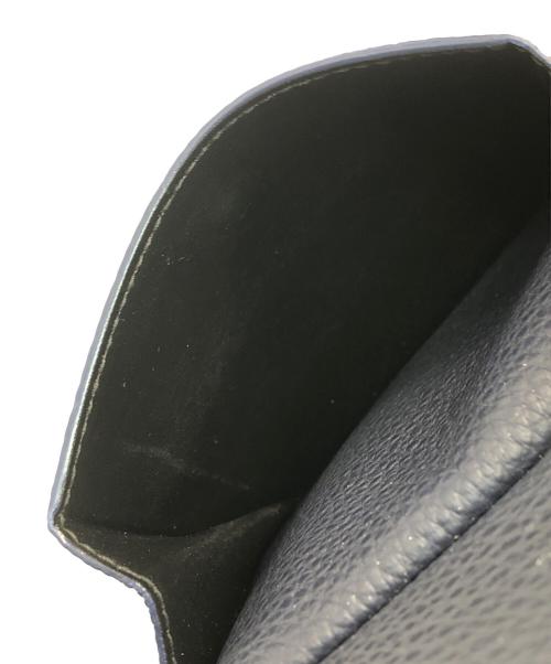 Salvatore Ferragamo（サルヴァトーレ フェラガモ）Salvatore Ferragamo (サルヴァトーレ フェラガモ) モノグラム2つ折りウォレット ネイビーの古着・服飾アイテム