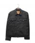 LEVI'S PReMIUM（リーバイス プレミアム）の古着「トラッカージャケット ブラック DARK HORSE」｜ブラック