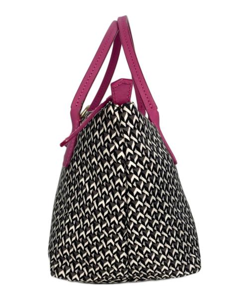 ROBERTA PIERI（ロベルタピエリ）ROBERTA PIERI (ロベルタピエリ) モノグラム2WAYバッグ ブラック×ピンクの古着・服飾アイテム