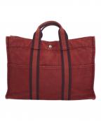 HERMESエルメス）の古着「フールトゥＭＭ」｜レッド