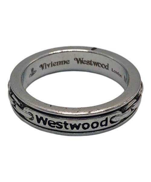 Vivienne Westwood（ヴィヴィアンウエストウッド）Vivienne Westwood (ヴィヴィアンウエストウッド) チェーンデザインリング シルバー サイズ:14の古着・服飾アイテム