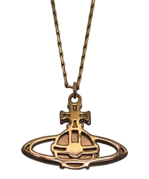 Vivienne Westwood（ヴィヴィアンウエストウッド）Vivienne Westwood (ヴィヴィアンウエストウッド) オーブペンダントネックレス ゴールドの古着・服飾アイテム