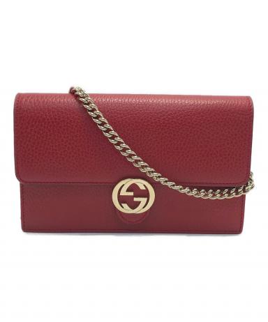 美品‼︎ ◆GUCCI◆ 激レア/ウォレットチェーン/インターロッキング/グッチ 中古・古着通販】GUCCI (グッチ) インターロッキングG チェーン