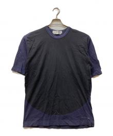 COMME des GARCONS SHIRT（コムデギャルソンシャツ）の古着「90s 切替カットソー」｜ネイビー