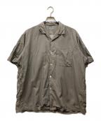 COMME des GARCONS HOMMEコムデギャルソン オム）の古着「オープンカラー オーバーサイズ シャツ」｜ベージュ