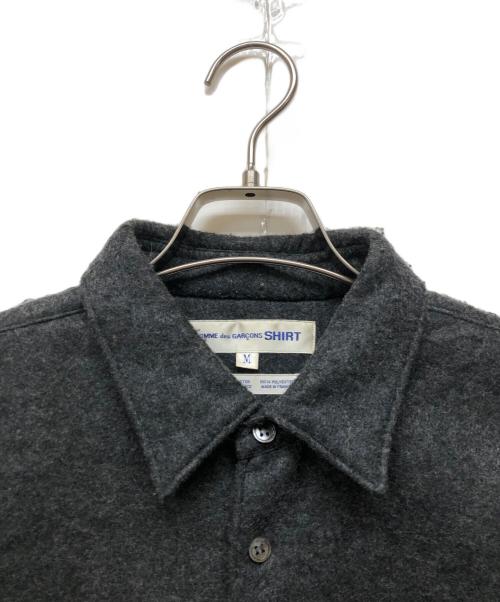 COMME des GARCONS SHIRT（コムデギャルソンシャツ）COMME des GARCONS SHIRT (コムデギャルソンシャツ) ポリシャツ グレー サイズ:Mの古着・服飾アイテム