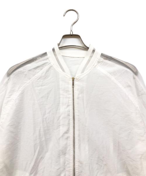 Dignite collier（ディニテ コリエ）Dignite collier (ディニテ コリエ) ラグラン切替ブルゾン ホワイト サイズ:freeの古着・服飾アイテム
