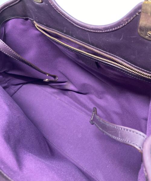 GUCCI（グッチ）GUCCI (グッチ) ホースビットトートバッグ パープルの古着・服飾アイテム