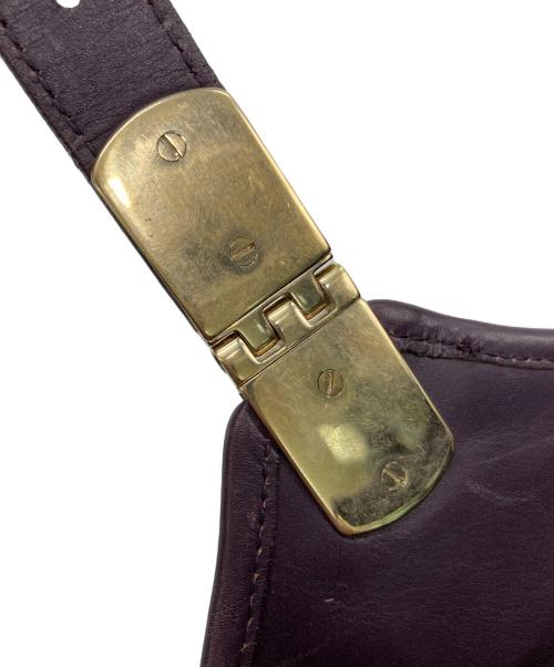 GUCCI（グッチ）GUCCI (グッチ) ホースビットトートバッグ パープルの古着・服飾アイテム