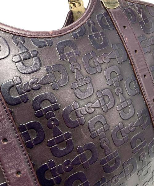 GUCCI（グッチ）GUCCI (グッチ) ホースビットトートバッグ パープルの古着・服飾アイテム