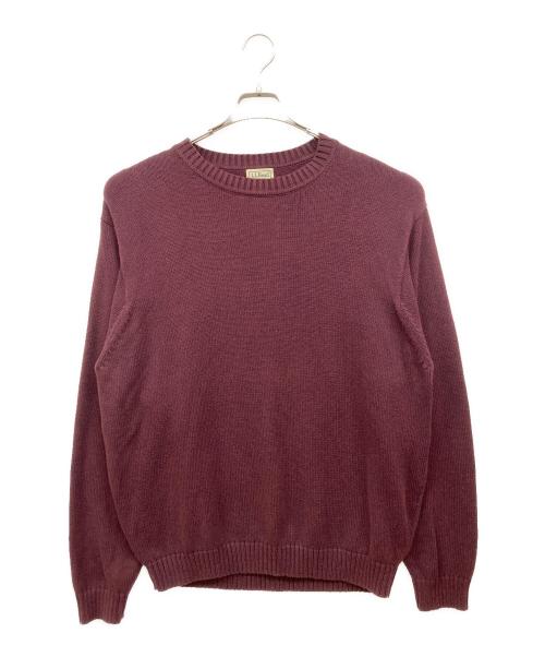 L.L.Bean（エルエルビーン）L.L.Bean (エルエルビーン) クルーネックニット ブラウン サイズ:XLの古着・服飾アイテム