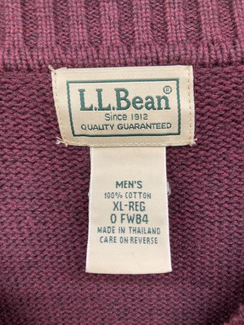 L.L.Bean（エルエルビーン）L.L.Bean (エルエルビーン) クルーネックニット ブラウン サイズ:XLの古着・服飾アイテム