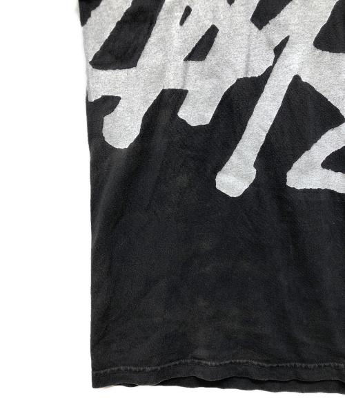 stussy（ステューシー）stussy (ステューシー) Big Basic pigment dyed Tee ブラック サイズ:Lの古着・服飾アイテム