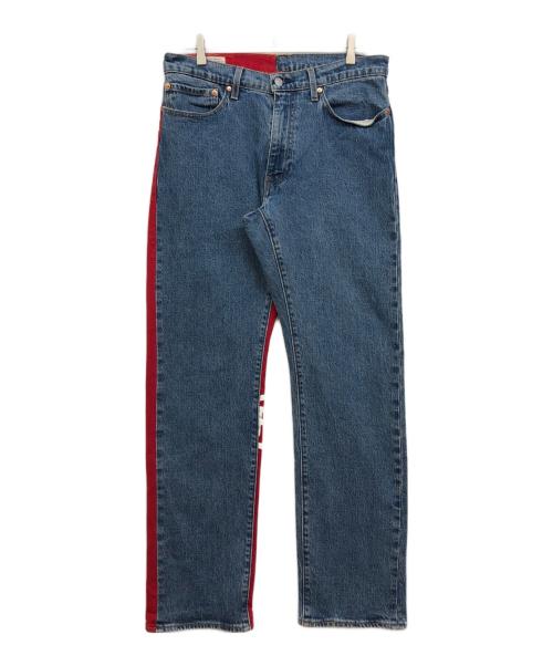 LEVI'S（リーバイス）LEVI'S (リーバイス) 541 アスレチック テーパー カラーブロック ジーンズ インディゴ×レッド サイズ:34×32の古着・服飾アイテム