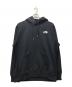 THE NORTH FACE（ザ ノース フェイス）の古着「Back Square Logo Hoodie」｜ブラック