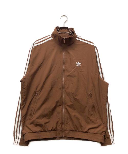 adidas Originals（アディダスオリジナル）adidas originals (アディダスオリジナル) アディカラー ウーブン ファイヤーバード トラックトップ ブラウン サイズ:2XLの古着・服飾アイテム