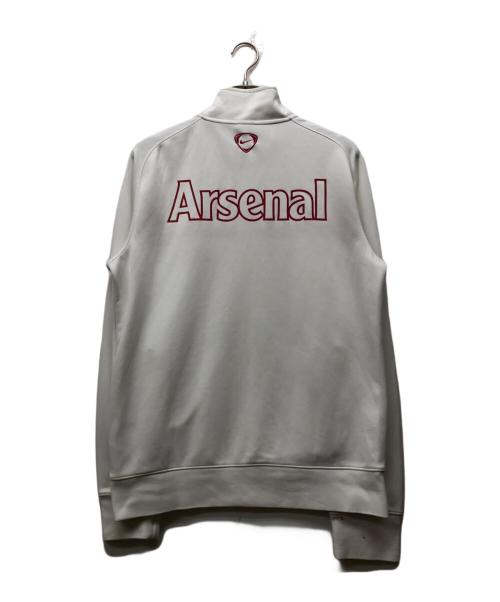 NIKE（ナイキ）NIKE (ナイキ) Arsenal トラックジャケット ホワイト サイズ:Lの古着・服飾アイテム