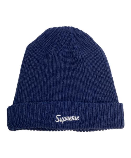 SUPREME（シュプリーム）SUPREME (シュプリーム) Loose Gauge Beanie ネイビーの古着・服飾アイテム