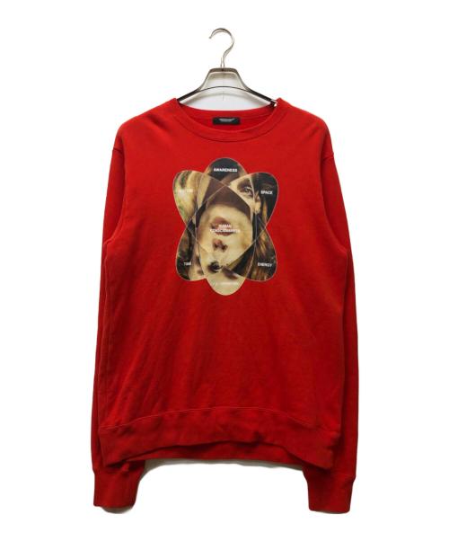 UNDERCOVER（アンダーカバー）UNDERCOVER (アンダーカバー) コットンスウェットプルオーバー レッド サイズ:3の古着・服飾アイテム