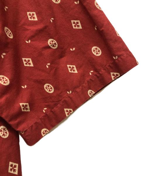 POLO RALPH LAUREN（ポロ・ラルフローレン）POLO RALPH LAUREN (ポロ・ラルフローレン) CLAYTON 紋様 オープンカラーシャツ オレンジ サイズ:XLの古着・服飾アイテム