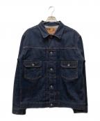 児島ジーンズコジマジーンズ）の古着「15oz Selvedge Denim Jacket 2nd Model」｜インディゴ