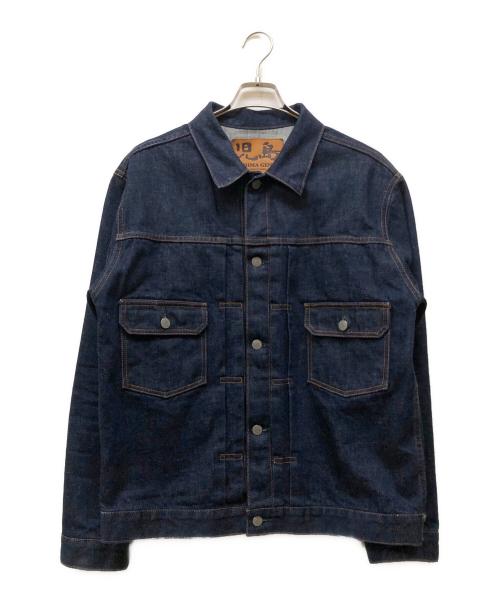 児島ジーンズ（コジマジーンズ）児島ジーンズ (コジマジーンズ) 15oz Selvedge Denim Jacket 2nd Model インディゴ サイズ:XXLの古着・服飾アイテム