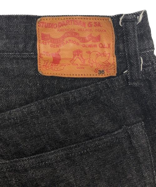 STUDIO D'ARTISAN（ステュディオダルチザン）STUDIO D'ARTISAN (ステュディオダルチザン) ウォッシュジーンズテーパード ブラック サイズ:36の古着・服飾アイテム