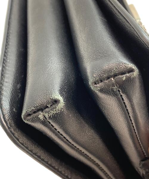 BALENCIAGA（バレンシアガ）BALENCIAGA (バレンシアガ) Bロゴ ショルダーバッグ レザー ブラックの古着・服飾アイテム