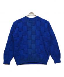 LOUIS VUITTON（ルイ ヴィトン）の古着「バスケットウィーヴニット」｜ブルー