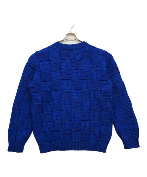 LOUIS VUITTON（ルイ ヴィトン）LOUIS VUITTON (ルイ ヴィトン) バスケットウィーヴニット ブルー サイズ:XLの古着・服飾アイテム