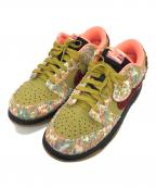 NIKEナイキ）の古着「Dunk Low "Panda/Green Curry/White"」｜グリーン×ピンク