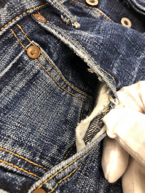 ONI DENIM（オニデニム）ONI DENIM (オニデニム) レギュラーストレート インディゴ サイズ:32の古着・服飾アイテム