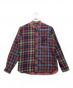 RALPH LAURENラルフローレン）の古着「チェックシャツ」｜グリーン