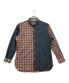 RALPH LAURENラルフローレン）の古着「切替チェックシャツ」｜マルチカラー