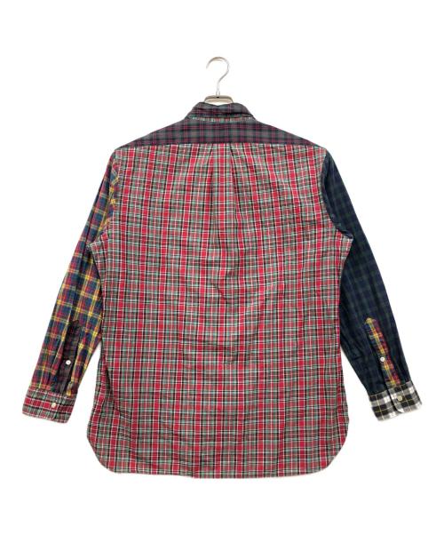 RALPH LAUREN（ラルフローレン）RALPH LAUREN (ラルフローレン) 切替チェックシャツ マルチカラー サイズ:XLの古着・服飾アイテム
