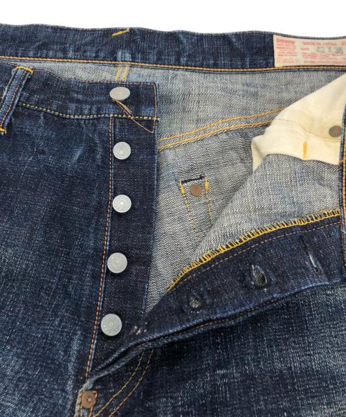 EVISU（エヴィス）EVISU (エヴィス) カモメペイントパンツ インディゴ サイズ:42×35の古着・服飾アイテム