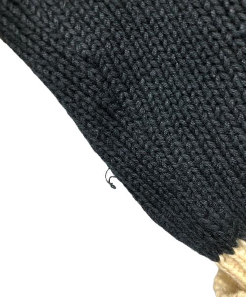 POLO RALPH LAUREN（ポロ・ラルフローレン）POLO RALPH LAUREN (ポロ・ラルフローレン) レタードカーディガン ホワイト×ネイビー サイズ:Mの古着・服飾アイテム