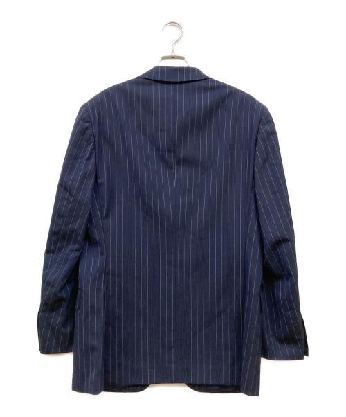 BEAMS F（ビームスエフ）BEAMS F (ビームスエフ) チョークストライプ セットアップ スーツ ネイビー サイズ:103の古着・服飾アイテム