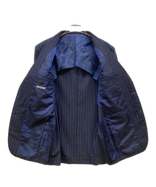 BEAMS F（ビームスエフ）BEAMS F (ビームスエフ) チョークストライプ セットアップ スーツ ネイビー サイズ:103の古着・服飾アイテム