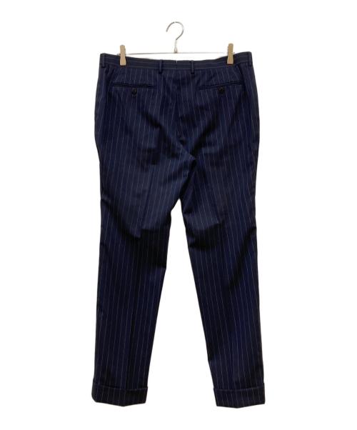BEAMS F（ビームスエフ）BEAMS F (ビームスエフ) チョークストライプ セットアップ スーツ ネイビー サイズ:103の古着・服飾アイテム
