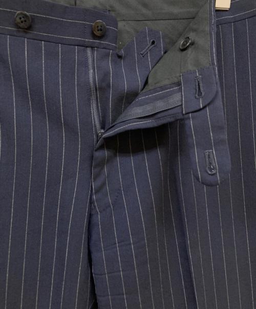 BEAMS F（ビームスエフ）BEAMS F (ビームスエフ) チョークストライプ セットアップ スーツ ネイビー サイズ:103の古着・服飾アイテム