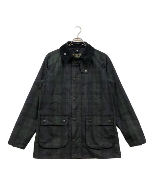 Barbour（バブアー）Barbour (バブアー) SL BEDALE BLACKWATCH ネイビー×グリーン サイズ:40の古着・服飾アイテム