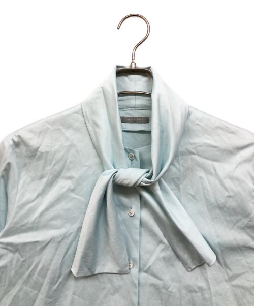 theory luxe（セオリーリュクス）theory luxe (セオリーリュクス) CECILY EMAS ボウタイブラウス ブルー サイズ:38の古着・服飾アイテム