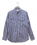 INDIVIDUALIZED SHIRTSインディビジュアライズドシャツ）の古着「STANDARD FIT チェックシャツ」｜ブルー