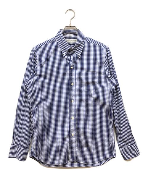 INDIVIDUALIZED SHIRTS（インディビジュアライズドシャツ）INDIVIDUALIZED SHIRTS (インディビジュアライズドシャツ) STANDARD FIT チェックシャツ ブルー サイズ:15 1/2の古着・服飾アイテム