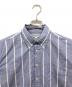 INDIVIDUALIZED SHIRTS (インディビジュアライズドシャツ) ボタンダウンストライプシャツ ブルー サイズ:L：6000円