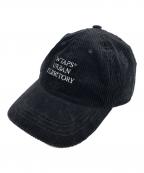 WTAPSダブルタップス）の古着「コーデュロイキャップ」｜ブラック